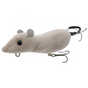 Мышь белая для ловли тайменя "Мышара-флок" №6