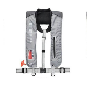 Жилет спасательный самонадувной Shimano VF-051K L.GRY F